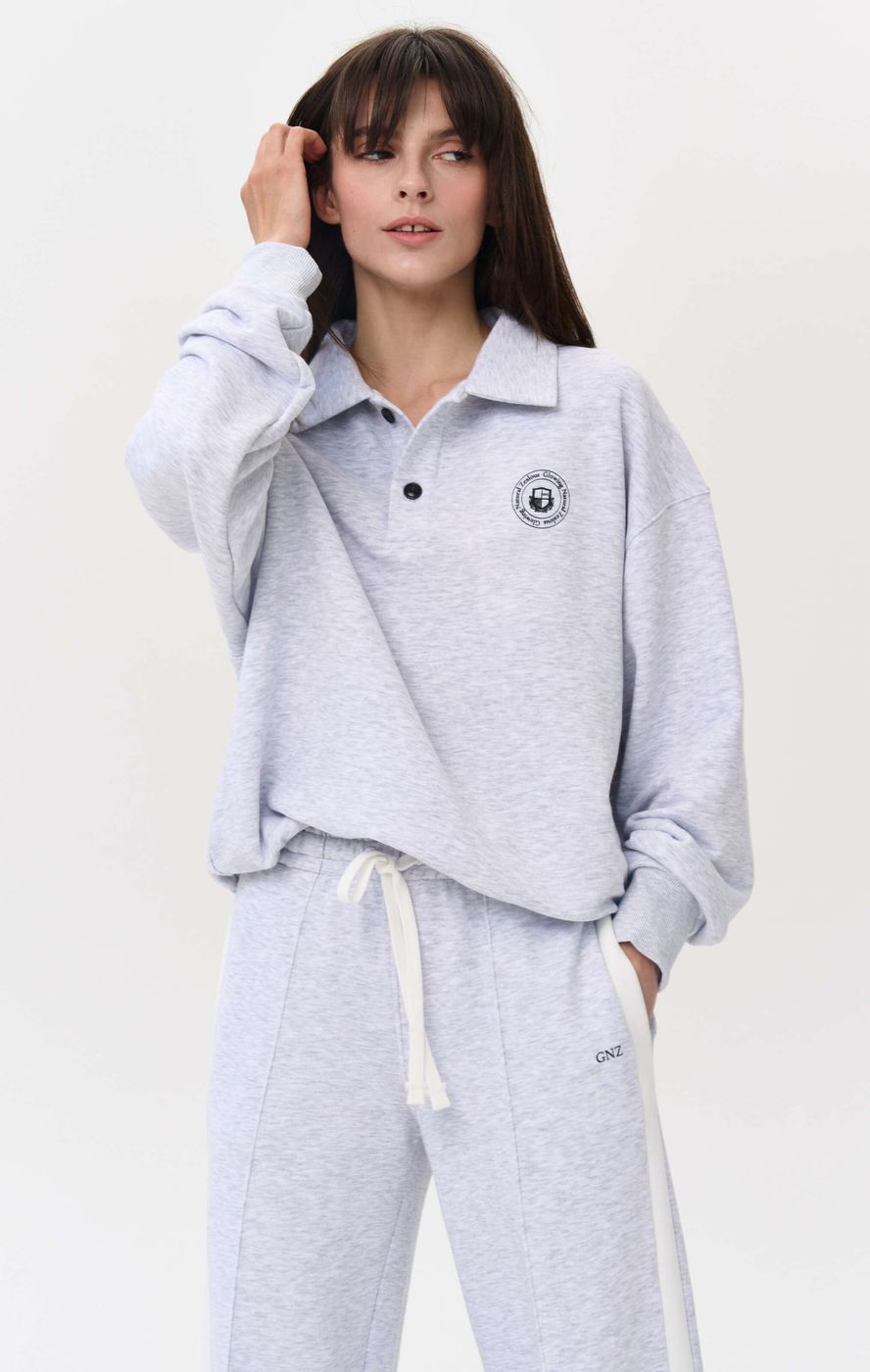 Sofia sweatshirt, Gray melange 0337 фото