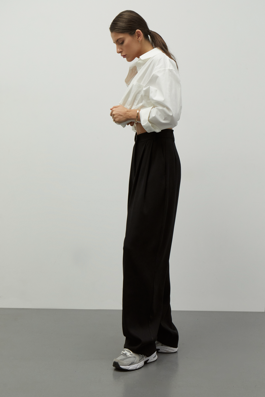 Trousers GNZ Old Money, Black SS24_P-OLM_Black фото