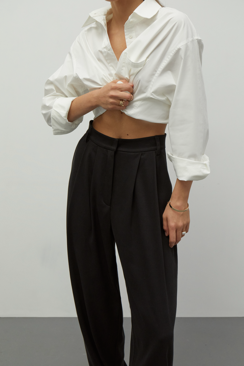 Trousers GNZ Old Money, Black SS24_P-OLM_Black фото