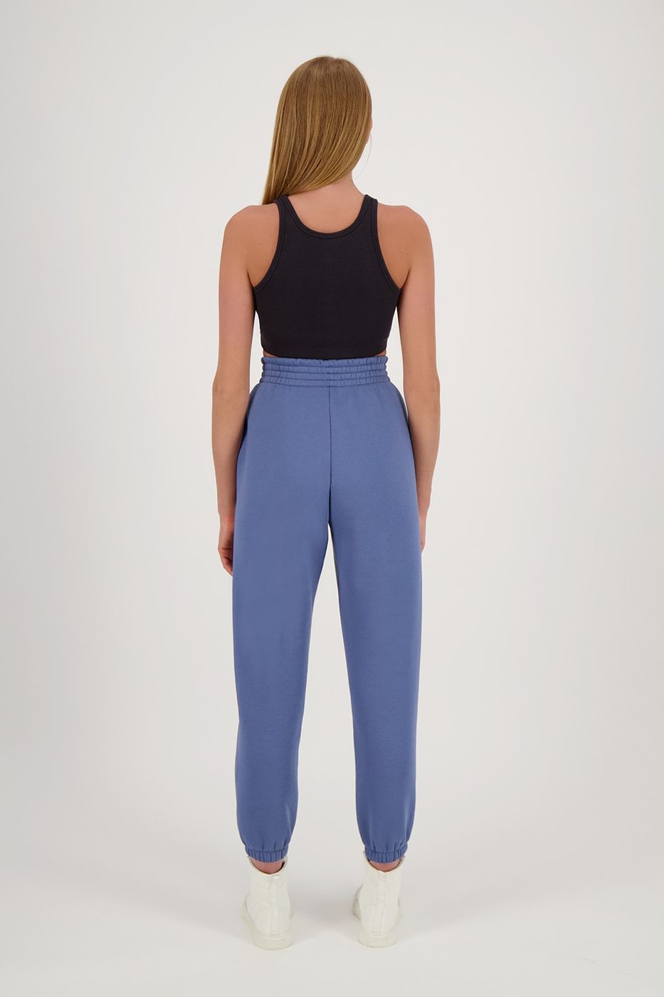 Жіночі брюки Drop #standwithUkraine, Синій Джинс SS22ST_PW_blue jeans_M/L фото