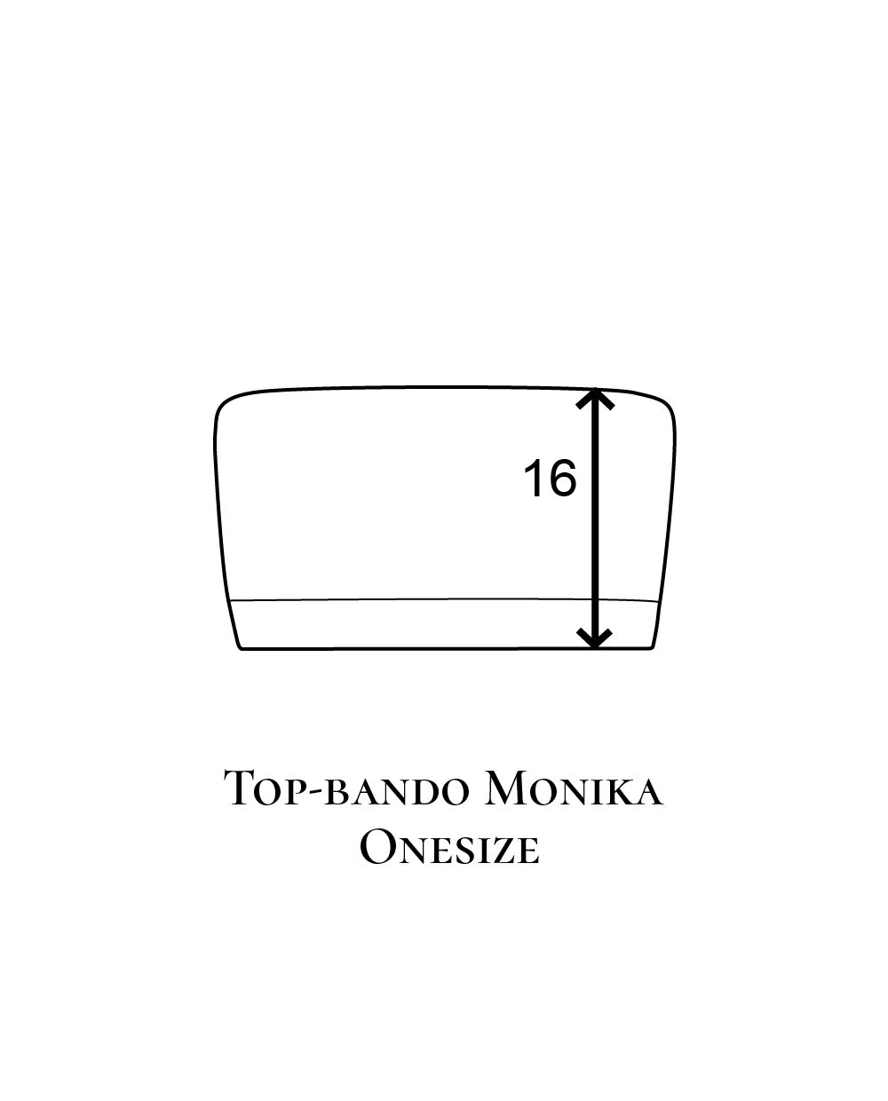 Bandeau crop top Monika, Milk SS23_TOP/Mon_Milk фото