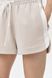 Gala shorts with stripes, Sand, XS/S