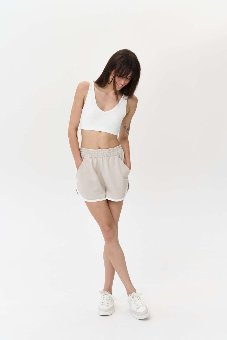 Classic shorts with GNZ edging, Sand 0354 фото