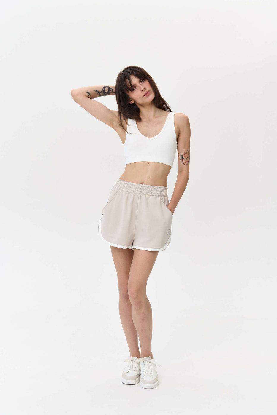 Classic shorts with GNZ edging, Sand 0354 фото