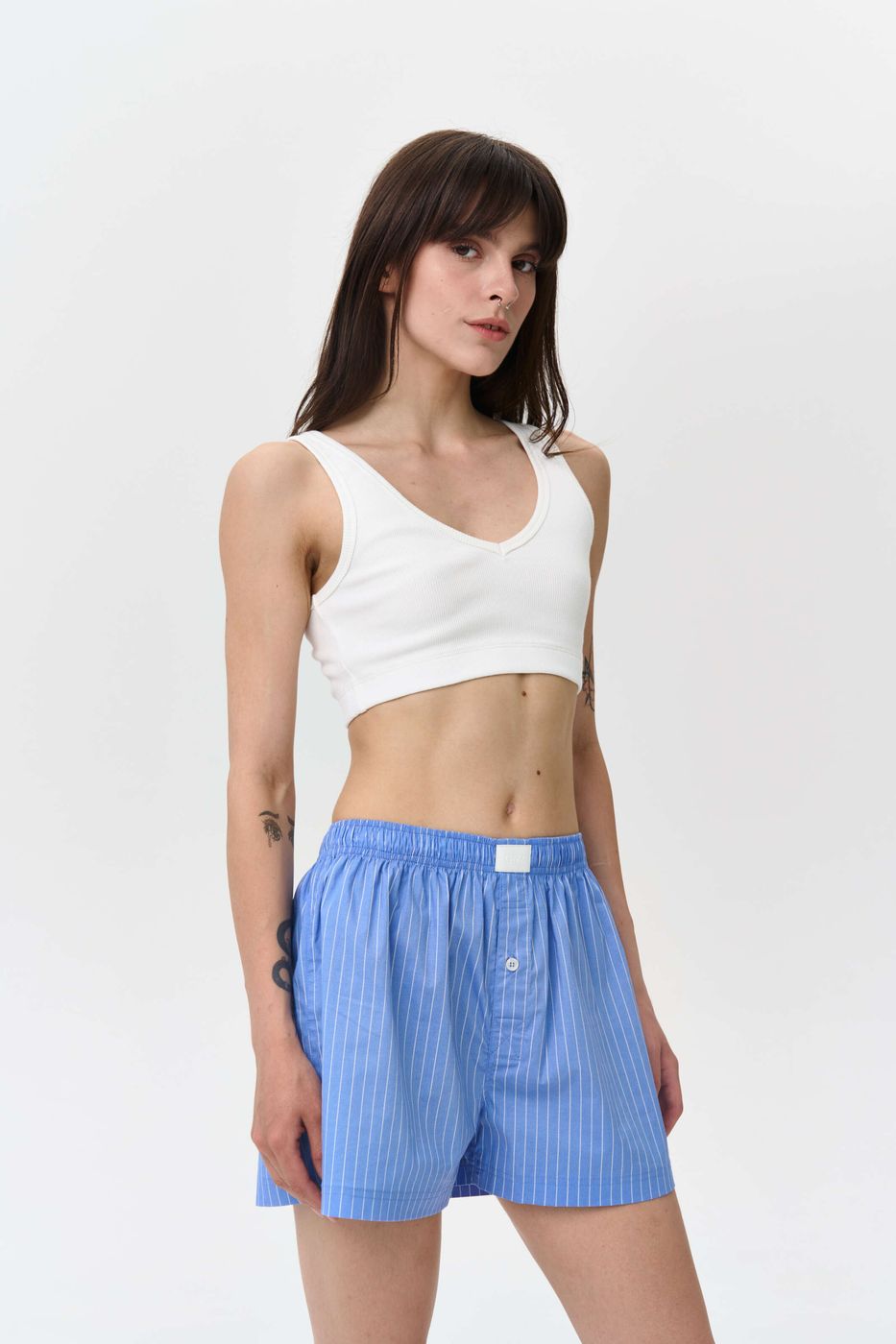 After party shorts, Blue stripe 0322 фото