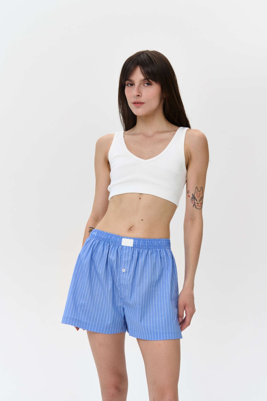 After party shorts, Blue stripe 0322 фото