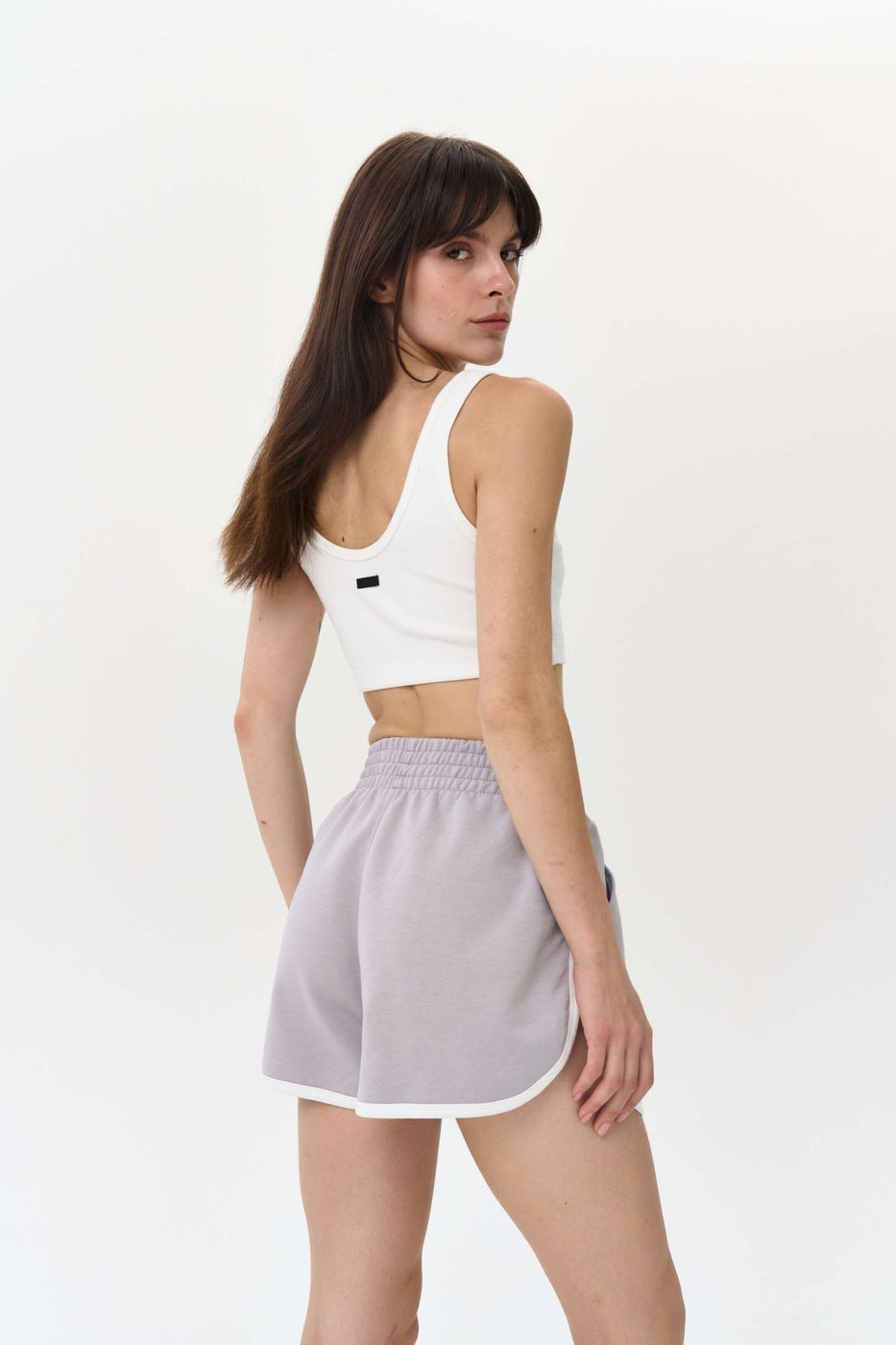 Classic shorts with GNZ edging, Steel 0355 фото