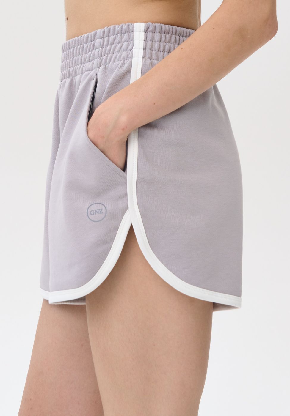 Classic shorts with GNZ edging, Steel 0355 фото