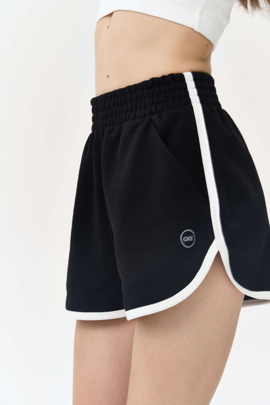 Classic shorts with GNZ edging, Black 0357 фото