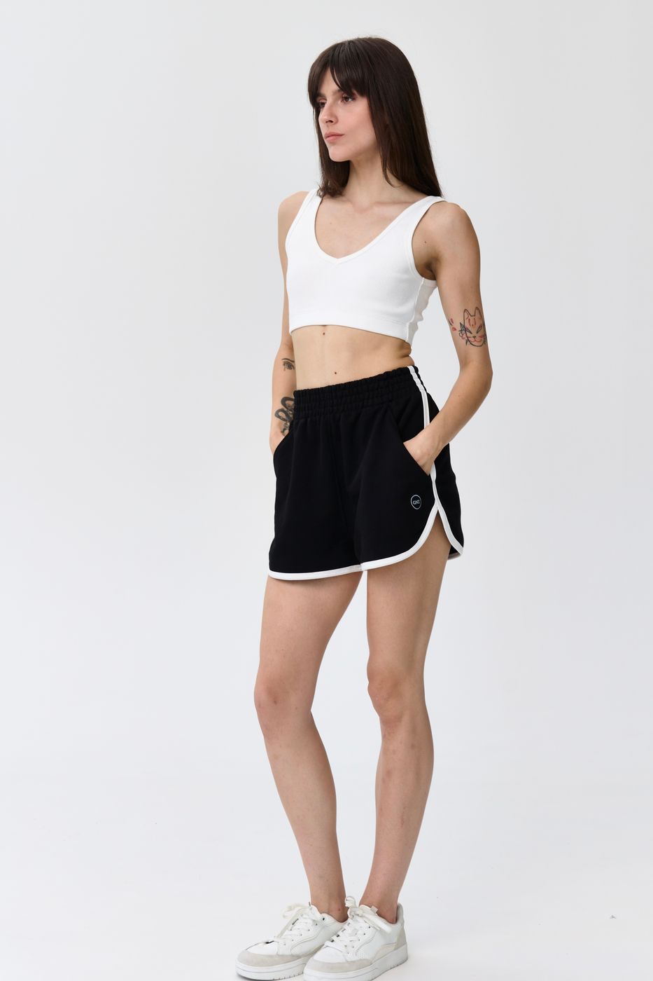 Classic shorts with GNZ edging, Black 0357 фото