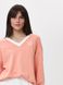 Jane V-neck sweatshirt, Peach