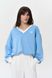 Jane V-neck sweatshirt, Blue