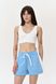 Gala shorts with stripes, Blue, S/M