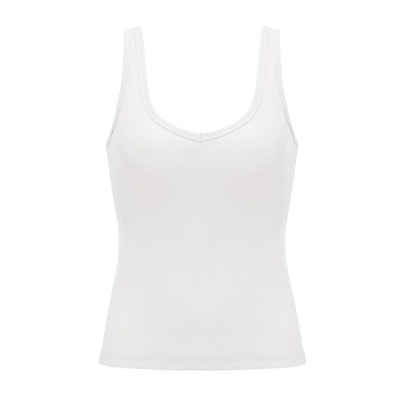 Victoria V-neck T-shirt, Milk 0218 фото